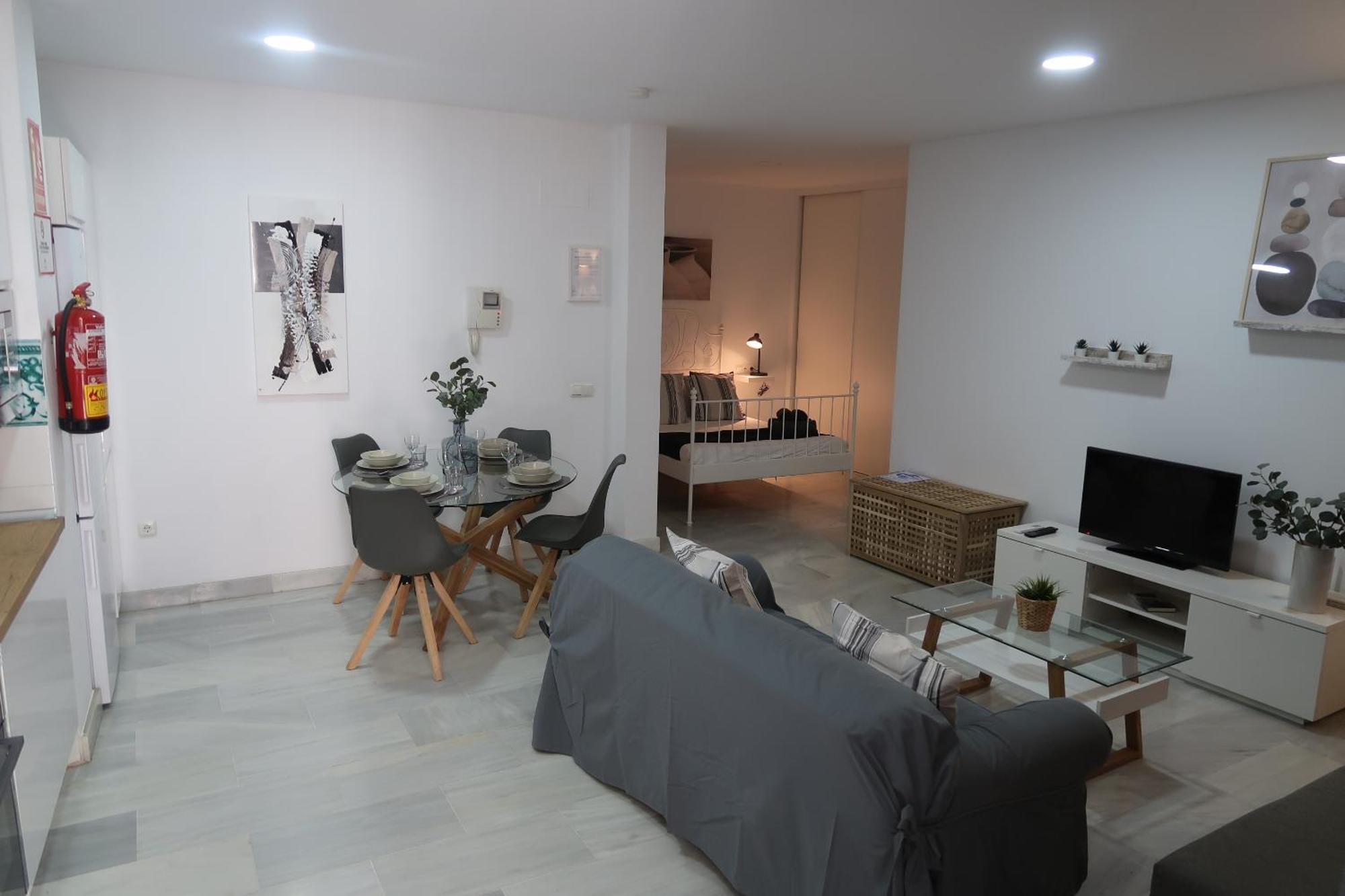 J & E Malaga Center Apartamentos Exteriör bild